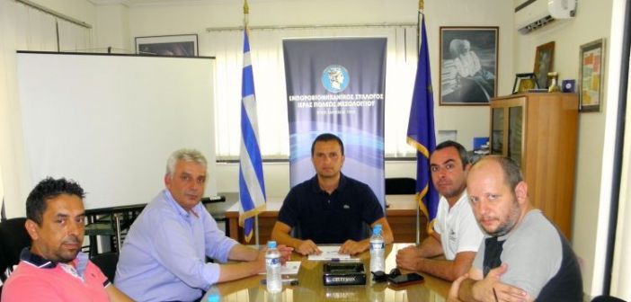 Συνάντηση Εμποροβιομηχανικού Συλλόγου Μεσολογγίου και Σπύρου Καρβέλη