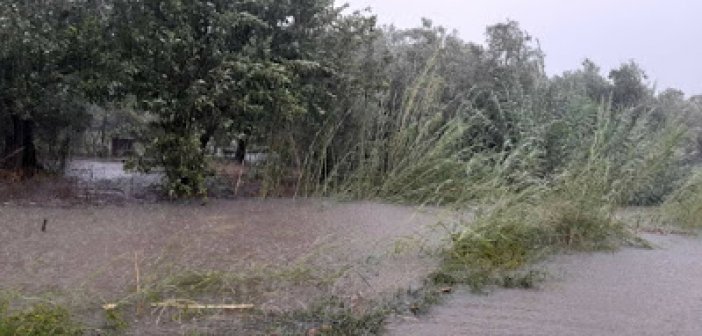 Καινούργιο :Πλημμύρισε το αρδευτικό κανάλι στο περιφερειακό δρόμο (ΦΩΤΟ)