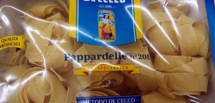 Ανάκληση ζυμαρικών από τον ΕΦΕΤ