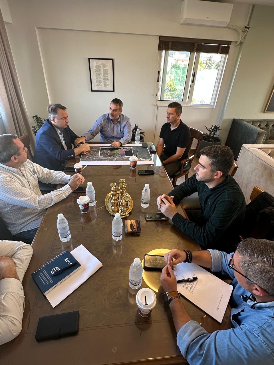 Μεσολόγγι: Συνάντηση Παπαθανάση - Διαμαντόπουλου για την αποκατάσταση των ζημιών από τις πλημμύρες