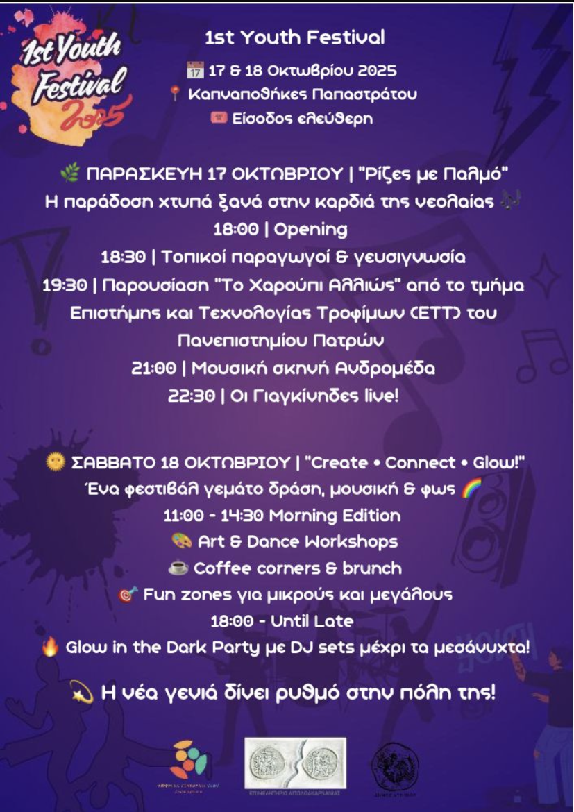 Αγρίνιο: Το 1ου Youth Festival είναι γεγονός – Οι «Γιαγκίνηδες» και το πλούσιο πρόγραμμά του το «απογειώνουν»
