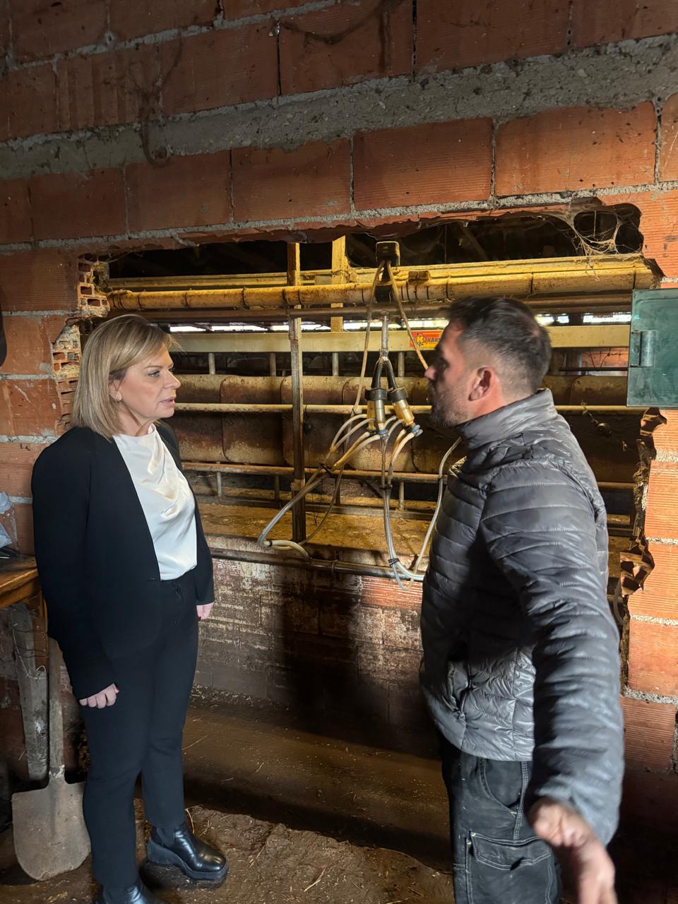 Αυτοψία της Χριστίνας Σταρακά στις πληγείσες από τις πρόσφατες πλημμύρες περιοχές της Βόνιτσας