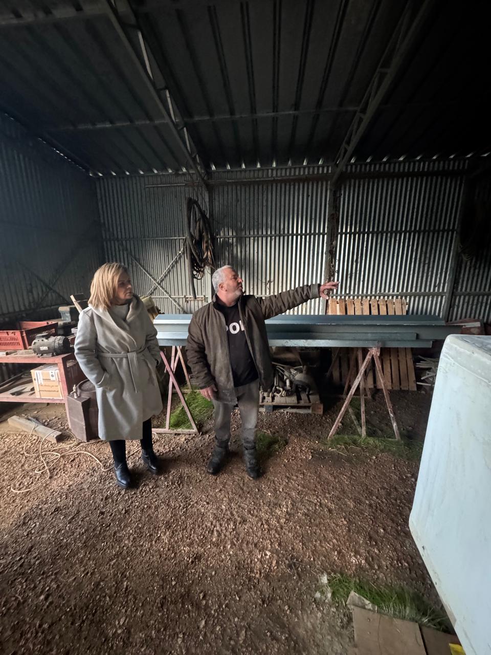 Αυτοψία της Χριστίνας Σταρακά στις πληγείσες από τις πρόσφατες πλημμύρες περιοχές της Βόνιτσας