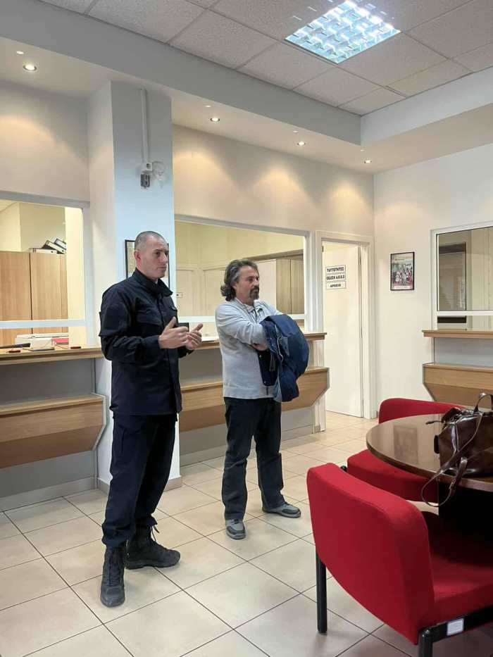 Διδακτική επίσκεψη μαθητών του Δημοτικού Σχολείου Θέρμου στο Αστυνομικό Τμήμα