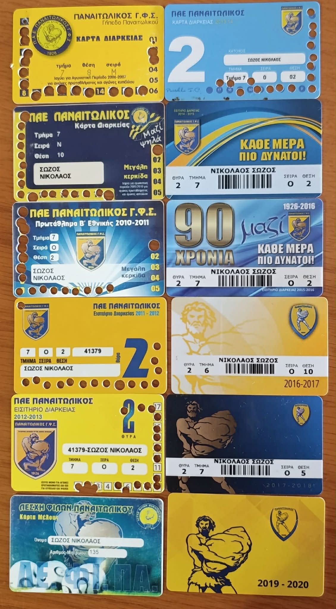 Ένας αιώνας Παναιτωλικός μέσα από τη μνήμη του Αγρινιώτη DJ Νίκου Σώζου 