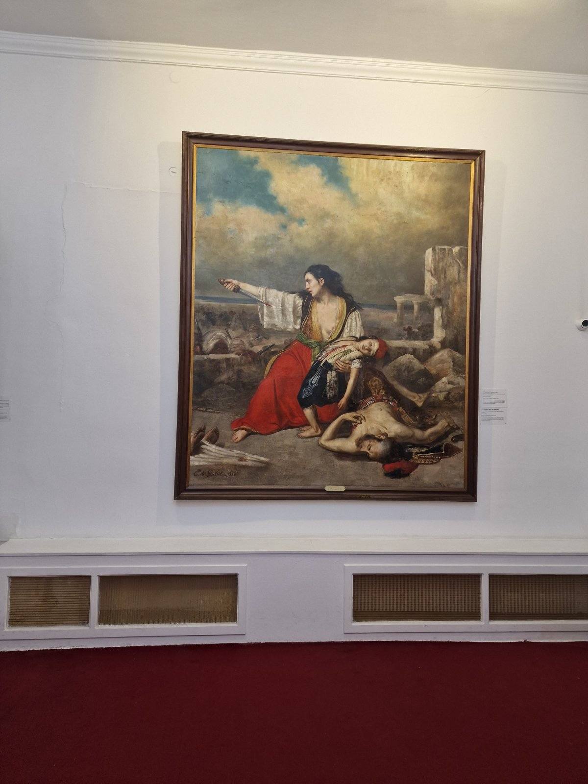 «Η Αυτοθυσία της Μάνας» του Ντε Λασάνκ ξανά στο Μεσολόγγι μετά τη συντήρηση