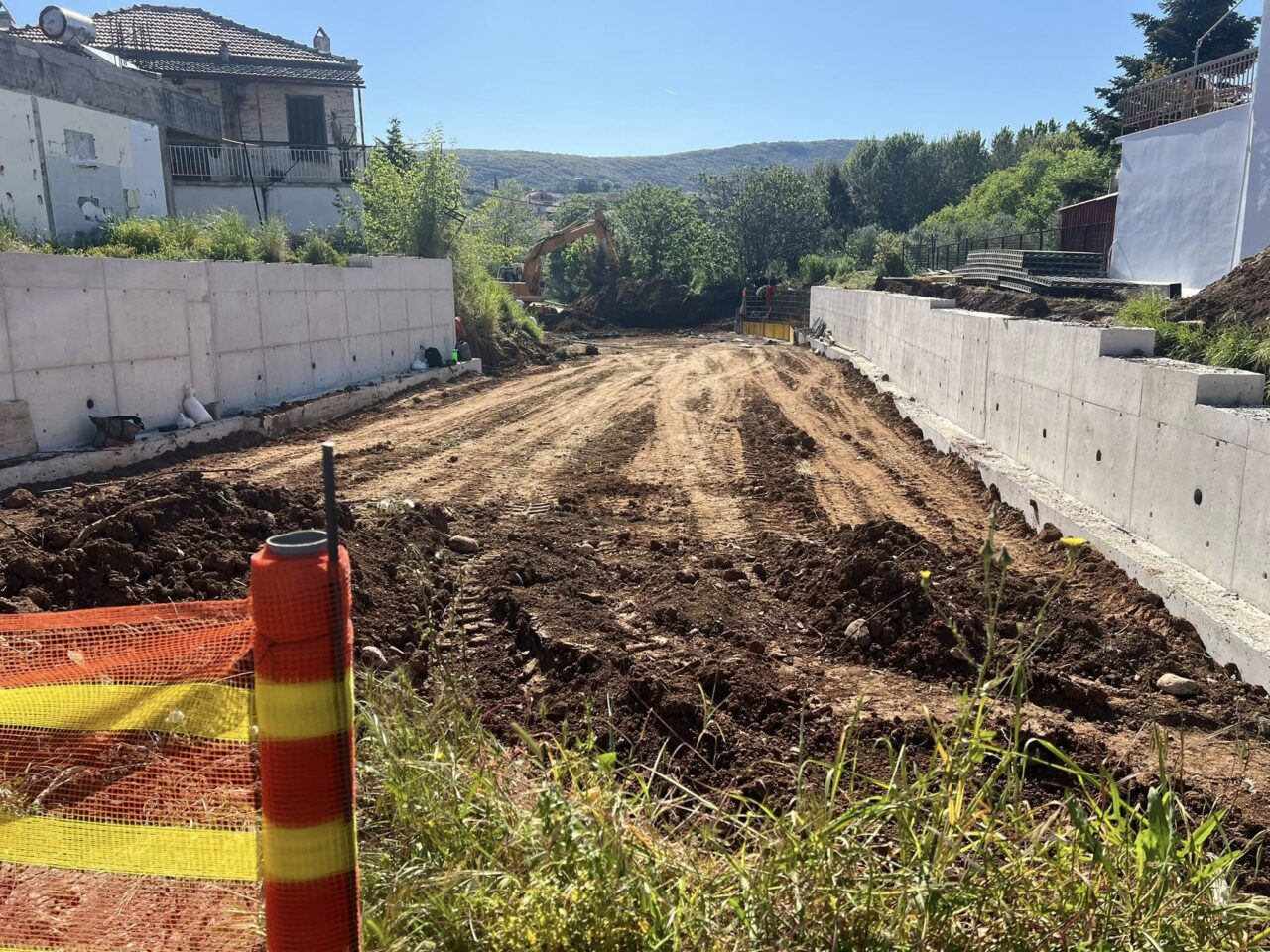 Θέρμο: Με γρήγορους ρυθμούς η κατασκευή της μικρής παράκαμψης 