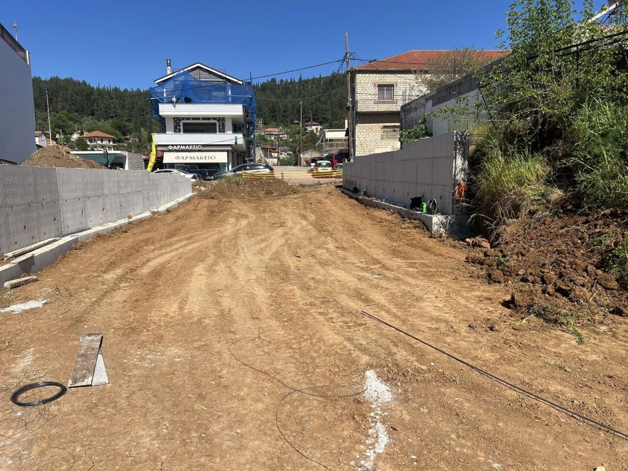 Θέρμο: Με γρήγορους ρυθμούς η κατασκευή της μικρής παράκαμψης 