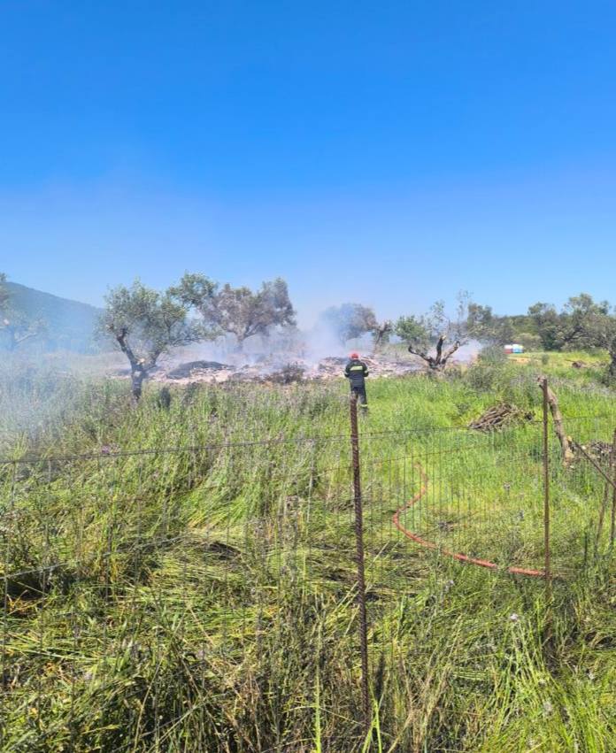 Υπό έλεγχο η πυρκαγιά στην περιοχή του Άνω Πλατανίτη Ναυπάκτου