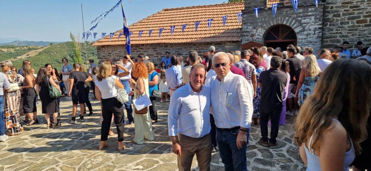 Στο ιστορικό μοναστήρι της Παναγίας Δρυμοναρίου ο Σάκης Τορουνίδης - Οι ευχές του για τον Δεκαπενταύγουστο 